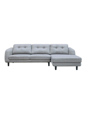 Corey Sectional Dark Grey Right