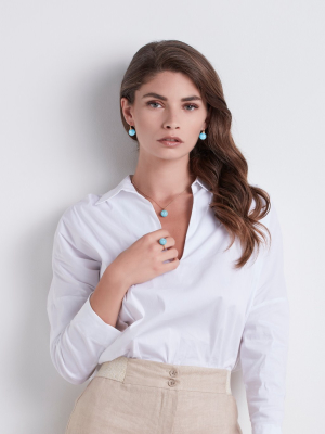 Marco Bicego® Africa Boule Collection 18k Yellow Gold And Aquamarine Ring