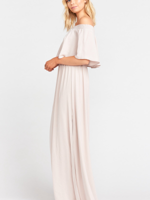 Hacienda Maxi Dress ~ Show Me The Ring Crisp