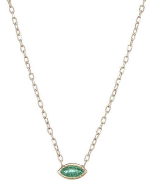 Marquise Emerald Necklace