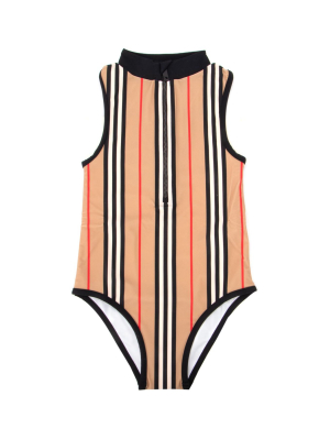 Burberry Kids Icon Stripe Swimsuit