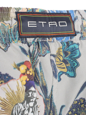 Etro Floral Printed Swim Shorts