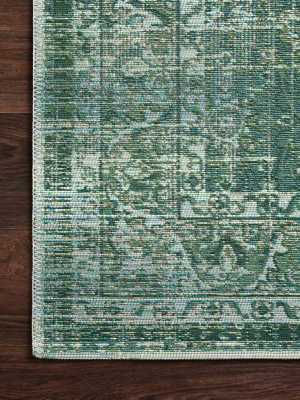 Mika Rug In Green & Mist By Loloi