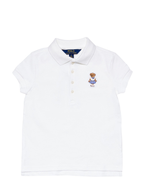 Ralph Lauren Kids Bear Embroidered Polo Shirt