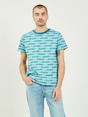 Graphic Jeans Tee