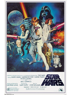 24" X 36" Star Wars: A New Hope - One Sheet Unframed Wall Poster Print - Trends International