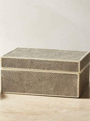 Resin Shagreen Jewelry Box