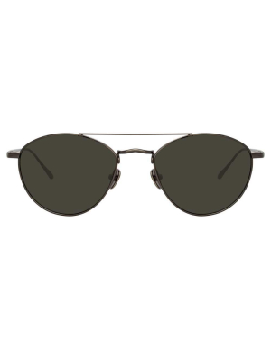 Linda Farrow Caine C6 Aviator Sunglasses