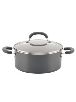 Rachael Ray Create Delicious 5qt Aluminum Nonstick Dutch Oven With Lid