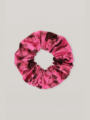 Ganni Scrunchie Shocking Pink