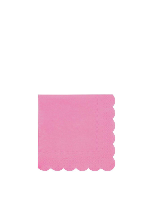 Deep Pink Small Napkins