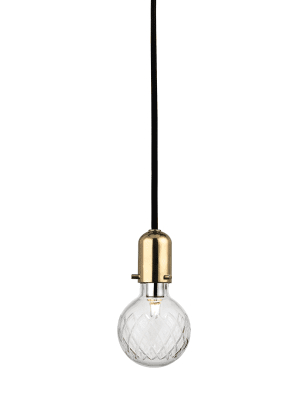 Marlow 1 Light Pendant Aged Brass