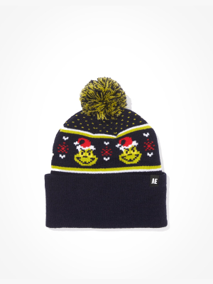 Aeo Grinch Pom Beanie