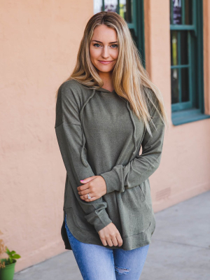 The Hudson Hoodie - Olive