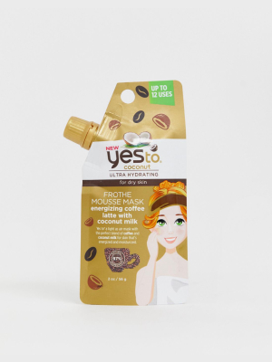 Yes To Cocconut Moisturizing Frothe Mousse Mask With Energizing Coffee