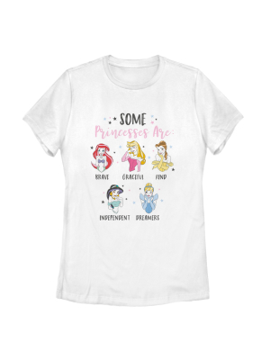 Women's Disney Princesses Personalities T-shirt