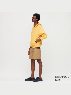 Men Linen Blended Shorts