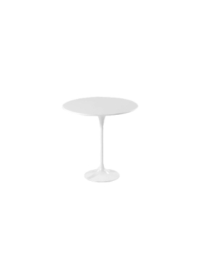 White Lacquer Tulip Side Table