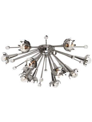 Sputnik Wall Sconce Nickel Or Flush Mount