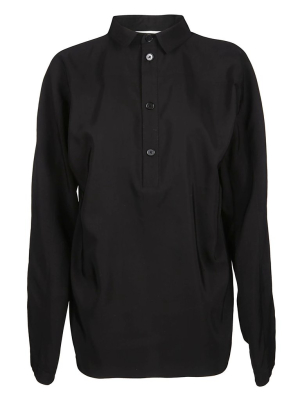 Jil Sander Half Buttoned Shirt