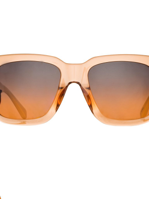 Amber D-frame Sunglasses In Orange