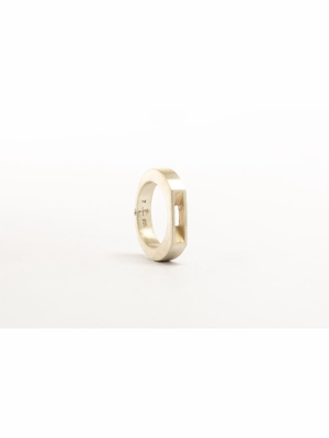 Crescent Plane Gateway Ring (4mm, Ma)