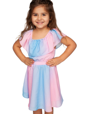 Buddylove Ainsley Girl's Top And Skirt Set - Cotton Candy