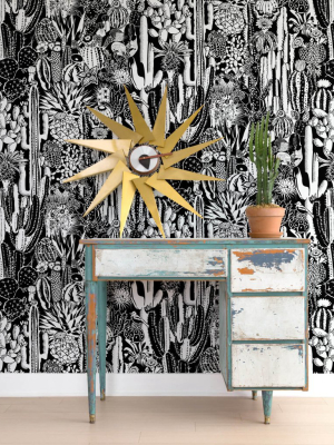 Cactus Spirit Wallpaper In Contrast Design By Aimee Wilder