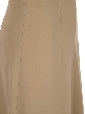 Redvalentino A-line Gabardine Skirt