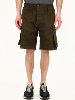 Dsquared2 Elasticated Waistband Cargo Shorts