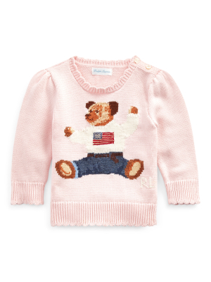 Polo Bear Cotton Sweater