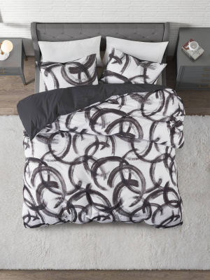 Anaya Cotton Printed 3pc Duvet Set