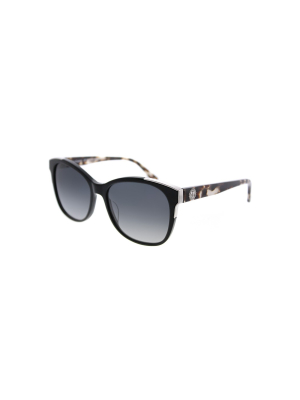 Juicy Couture Ju 593 807 9o Womens Square Sunglasses Black 56mm