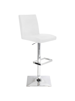 Captain 32" Barstool Metal/white - Lumisource