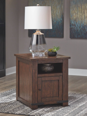 Budmore Rectangular End Table Brown - Signature Design By Ashley