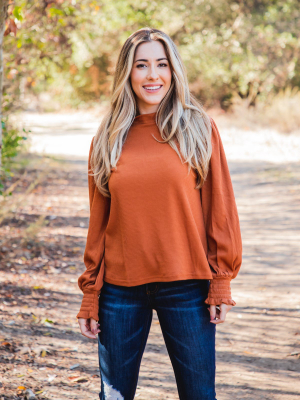 Kayla Top - Clay Orange