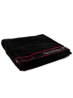 Alexander Mcqueen Logo Beach Towel