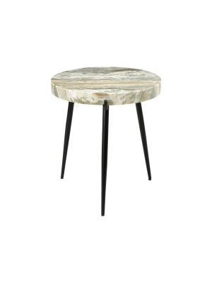 Brinley Marble Accent Table