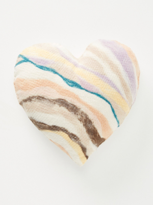 Heartfelt By Anthropologie Swirled Pillow