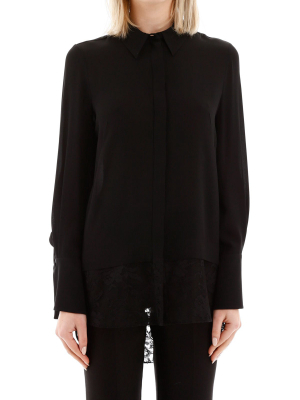 Alexander Mcqueen Lace Trim Shirt