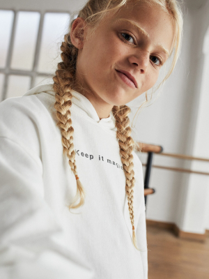 Organic Cotton Message Sweatshirt