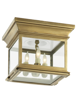 Small Club Square Flush Mount In Various Colors And Designs