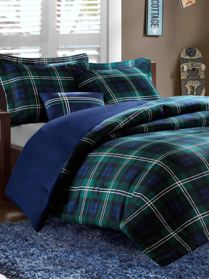 Bradley Plaid Comforter Set