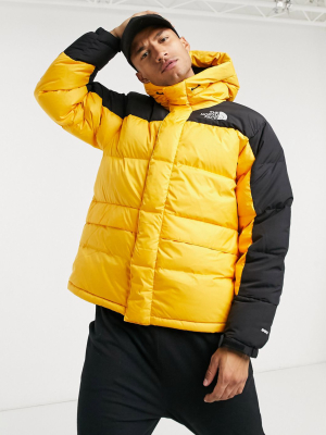 The North Face Himalayan Puffer Jacket In Yellow