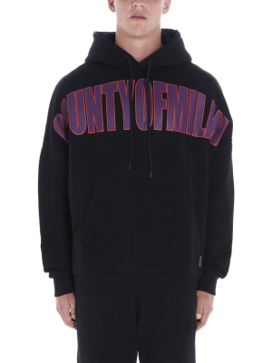 Marcelo Burlon County Of Milan Logo Printed Hoodie