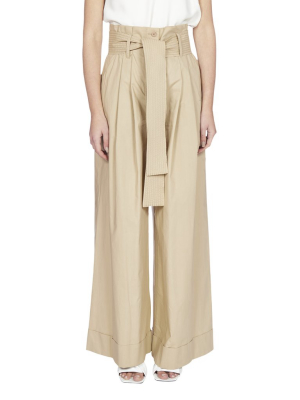 P.a.r.o.s.h. Belted Wide-leg Trousers