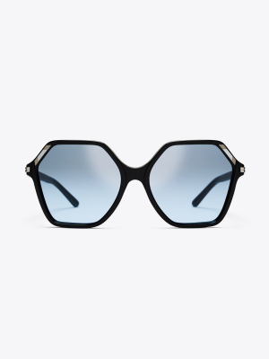 Oversized Inlay Sunglasses