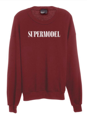 Supermodel [unisex Crewneck Sweatshirt]