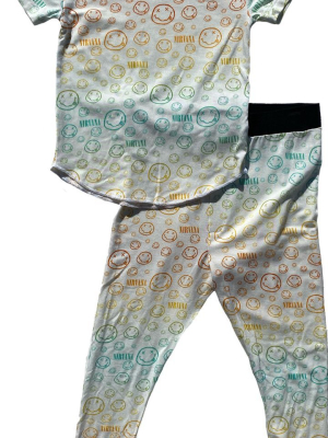 Rowdy Sprout Nirvana Short Sleeve Bamboo Pajama Set