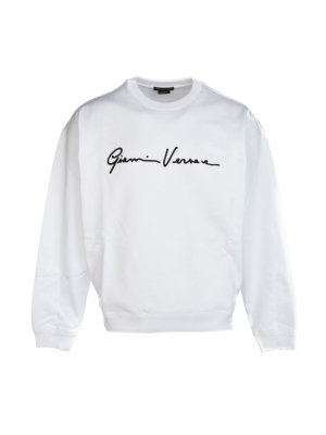 Versace Gv Signature Printed Sweatshirt